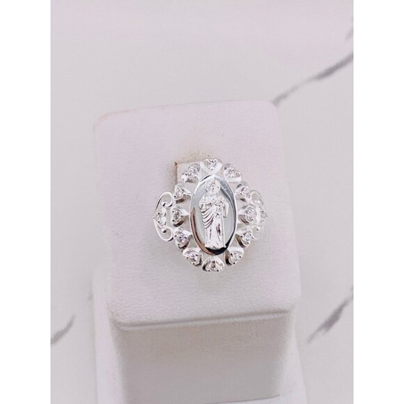 ❤️ 925 Sterling silver ring San Judas - Saint Jude ❤️ Size 8 - Picture 2 of 4